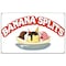 Signmission Banana Splits Banner Heavy Duty 13 Oz Vinyl with Grommets Single Sided B-60 Banana Splits - alternate 1